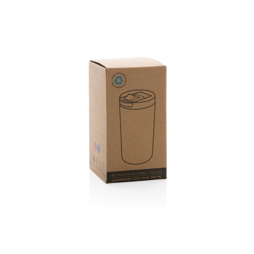 Cană termoizolantă etanșă cu pereți dubli RCS RSS, cu sistem de blocare transparent