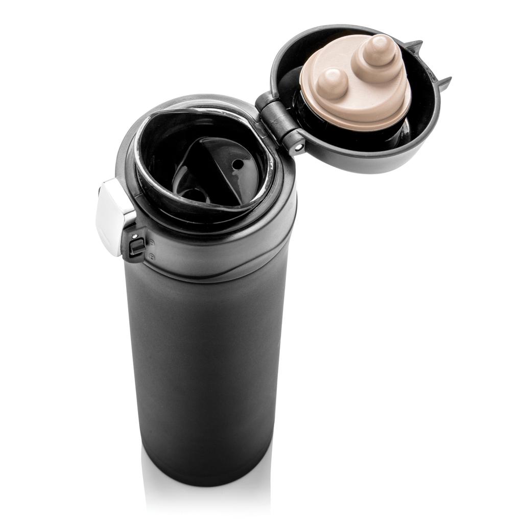 Termos cu sistem de închidere ușoară RCS Re-steel black