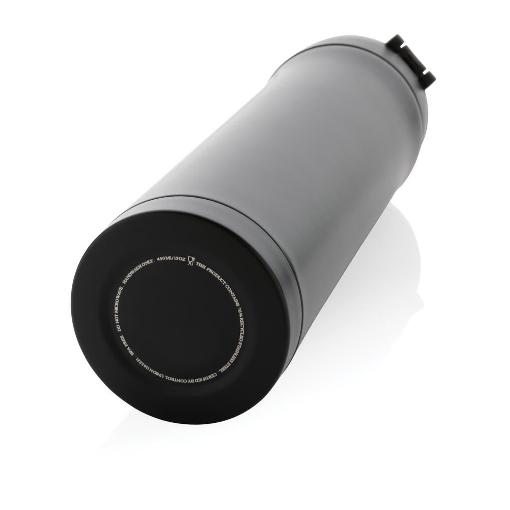 Termos cu sistem de închidere ușoară RCS Re-steel black