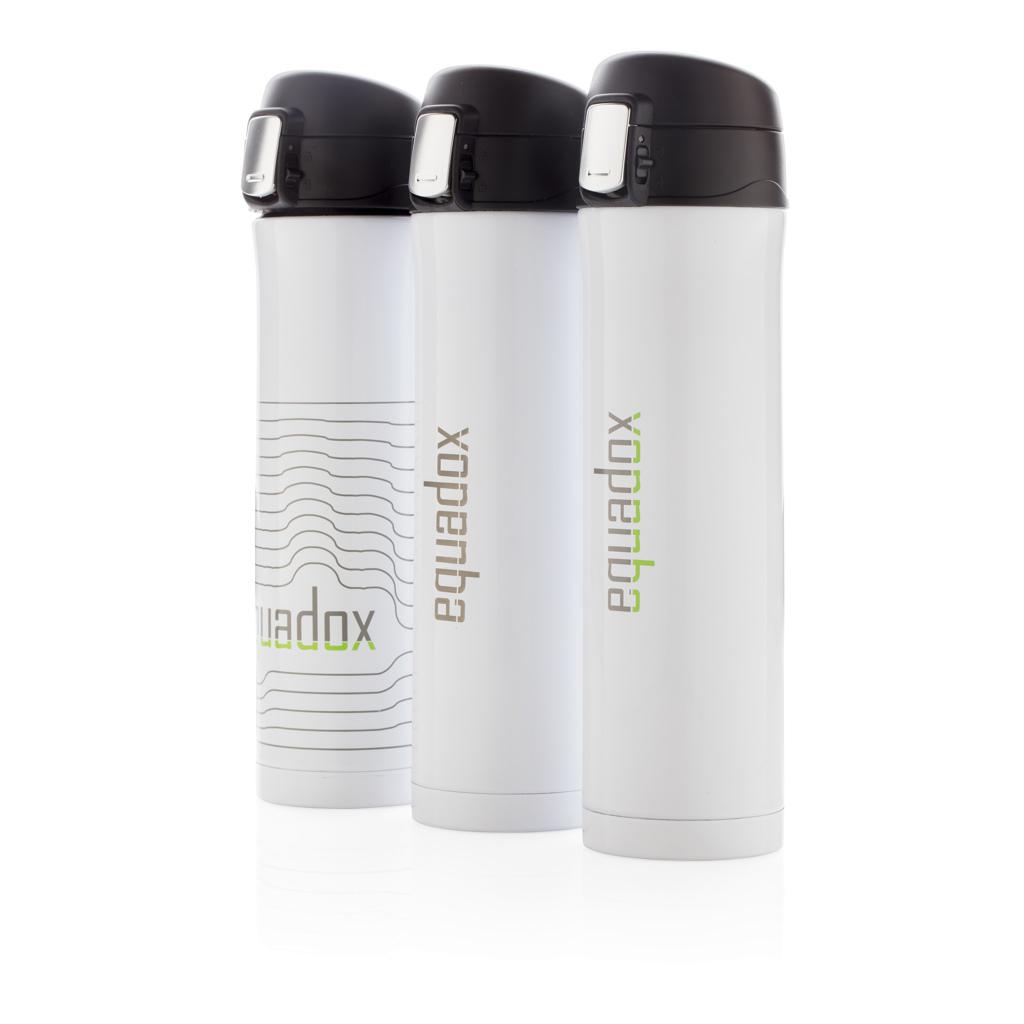 Termos cu sistem de închidere ușoară RCS Re-steel transparent