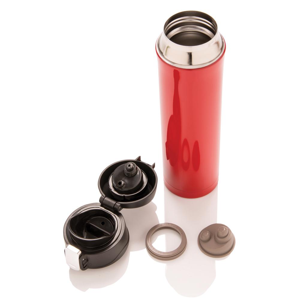 Termos cu sistem de închidere ușoară RCS Re-steel red