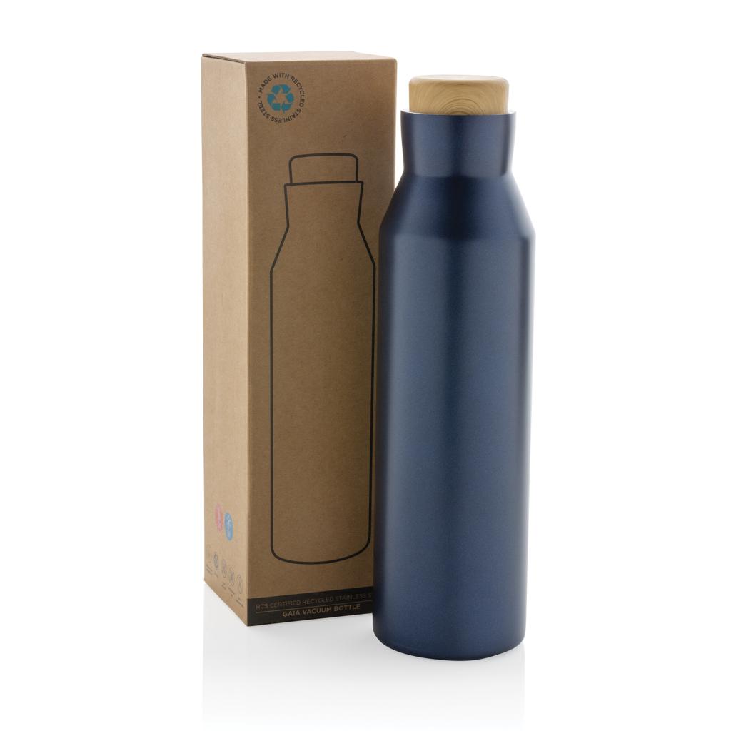 Sticlă termoizolantă din oțel inoxidabil reciclat, certificată RCS Gaia blue