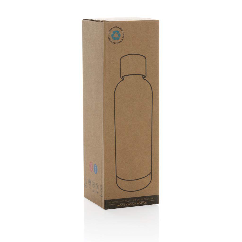 Sticlă termoizolantă din oțel inoxidabil reciclat, certificată RCS Wood green
