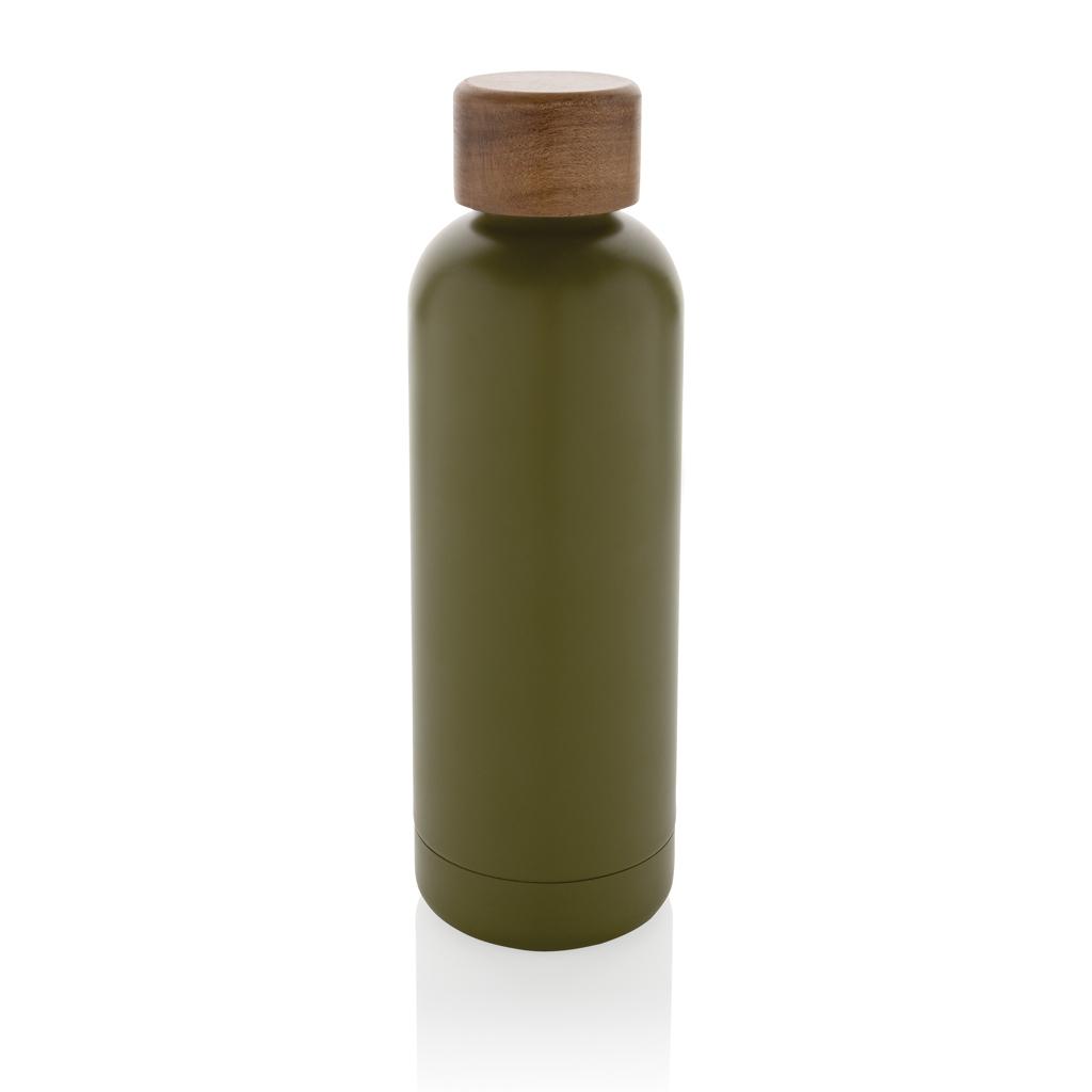 Sticlă termoizolantă din oțel inoxidabil reciclat, certificată RCS Wood green