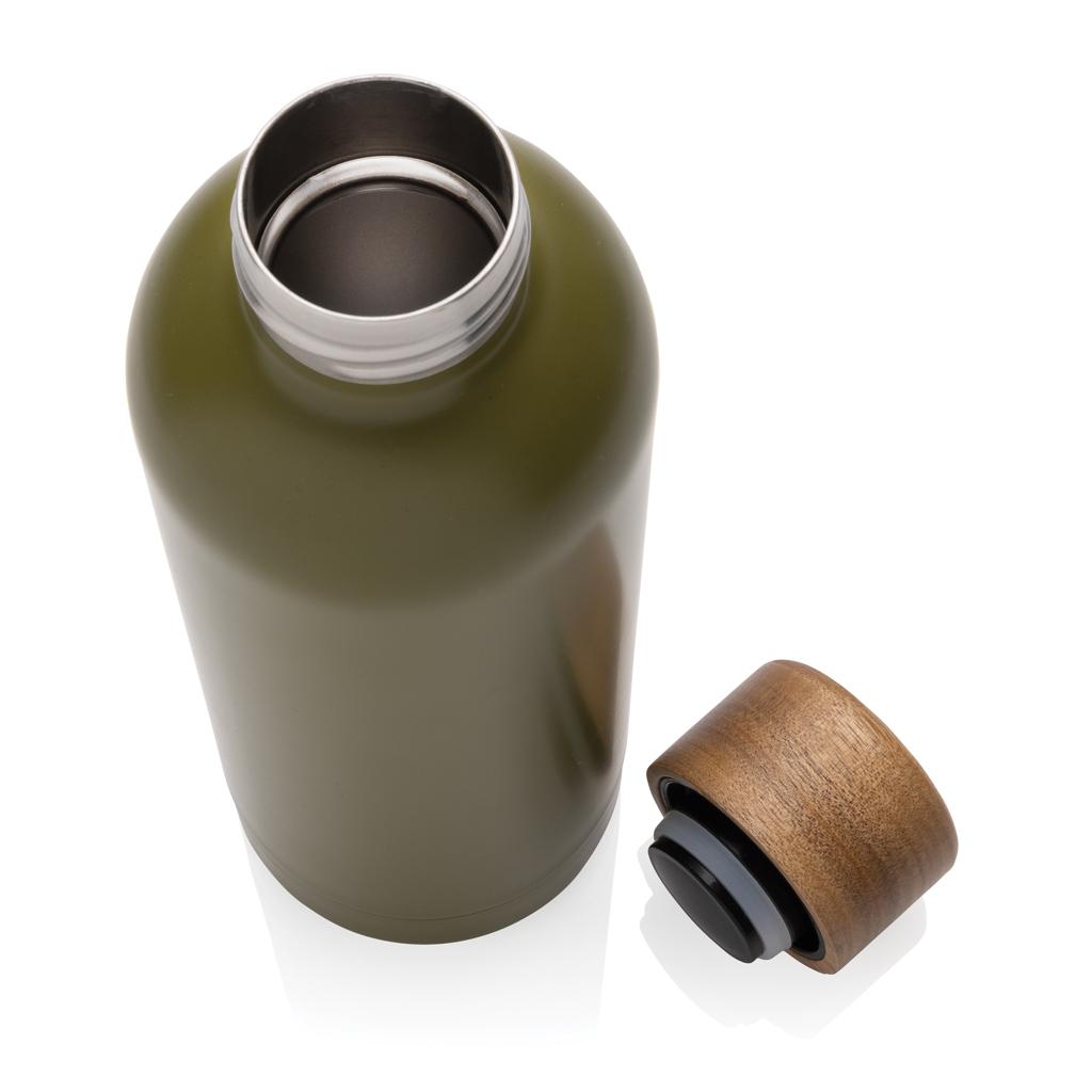 Sticlă termoizolantă din oțel inoxidabil reciclat, certificată RCS Wood green