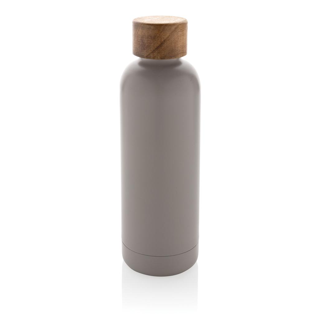 Sticlă termoizolantă din oțel inoxidabil reciclat, certificată RCS Wood grey