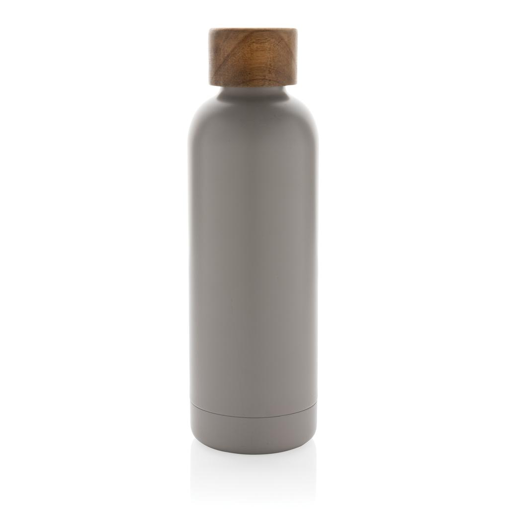 Sticlă termoizolantă din oțel inoxidabil reciclat, certificată RCS Wood grey