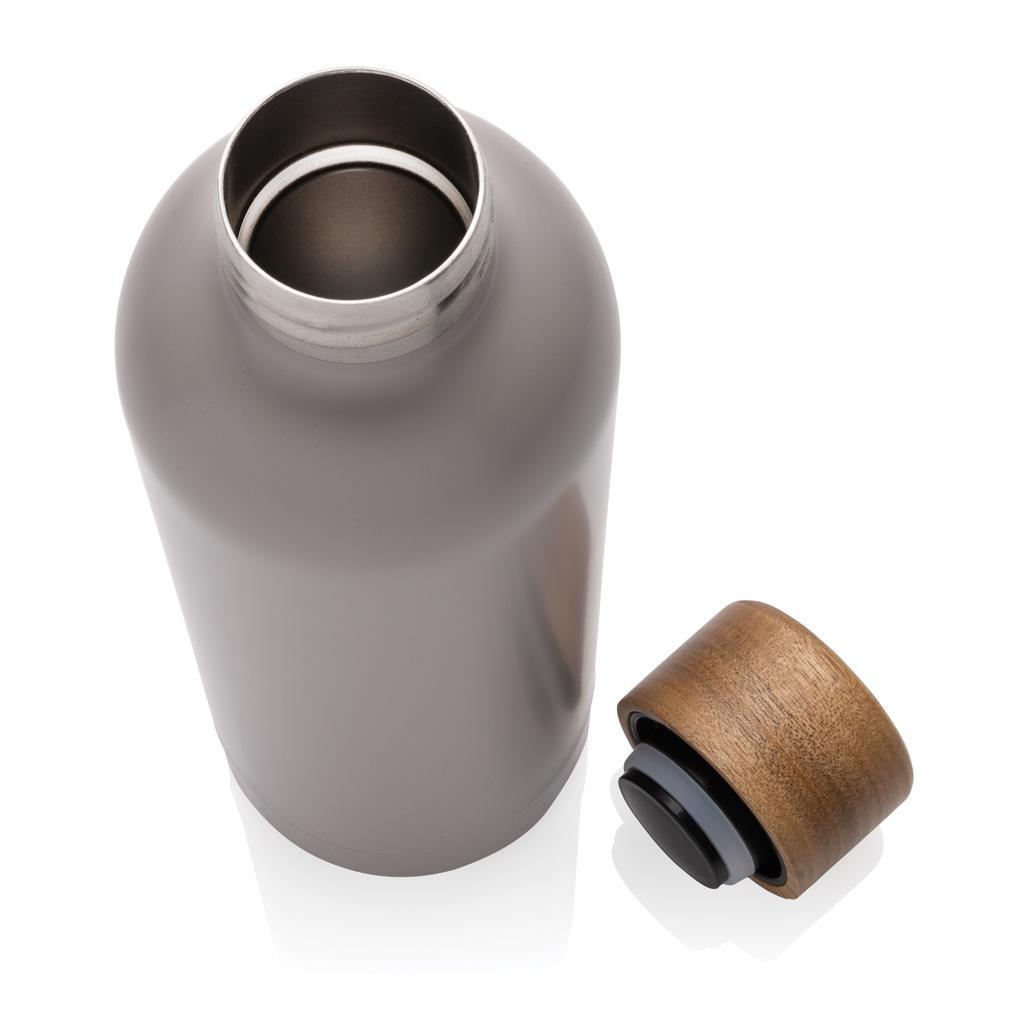 Sticlă termoizolantă din oțel inoxidabil reciclat, certificată RCS Wood grey