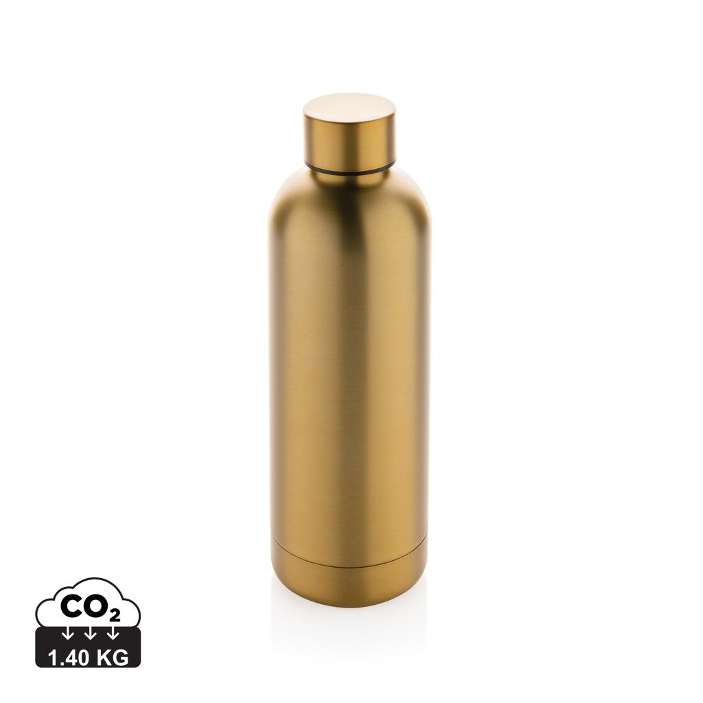 Sticlă termoizolantă din oțel inoxidabil reciclat RCS Impact golden