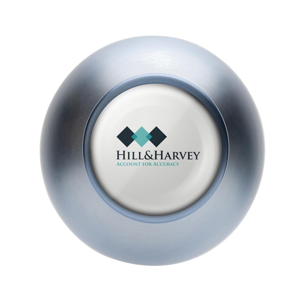 Sticlă termoizolantă din oțel inoxidabil reciclat RCS Impact light blue