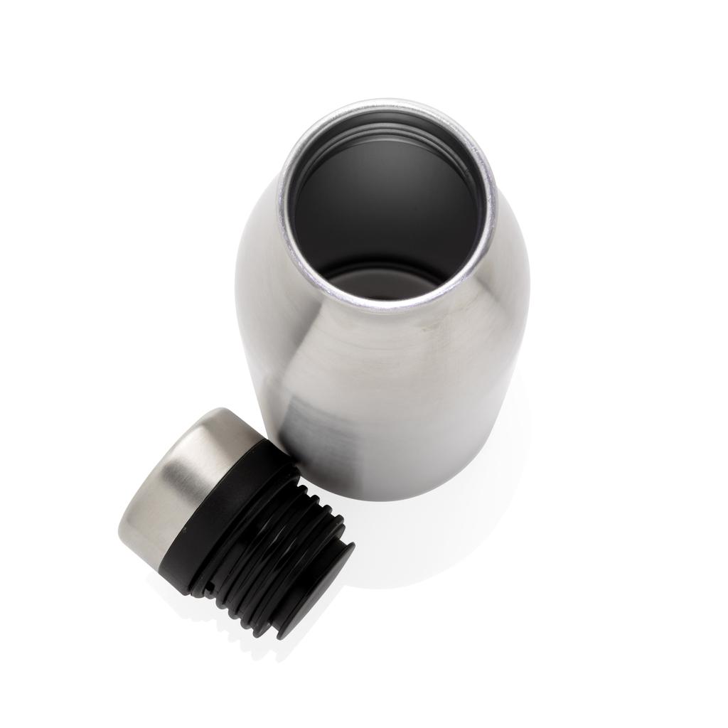 Sticlă de apă deluxe din oțel inoxidabil reciclat RCS silver