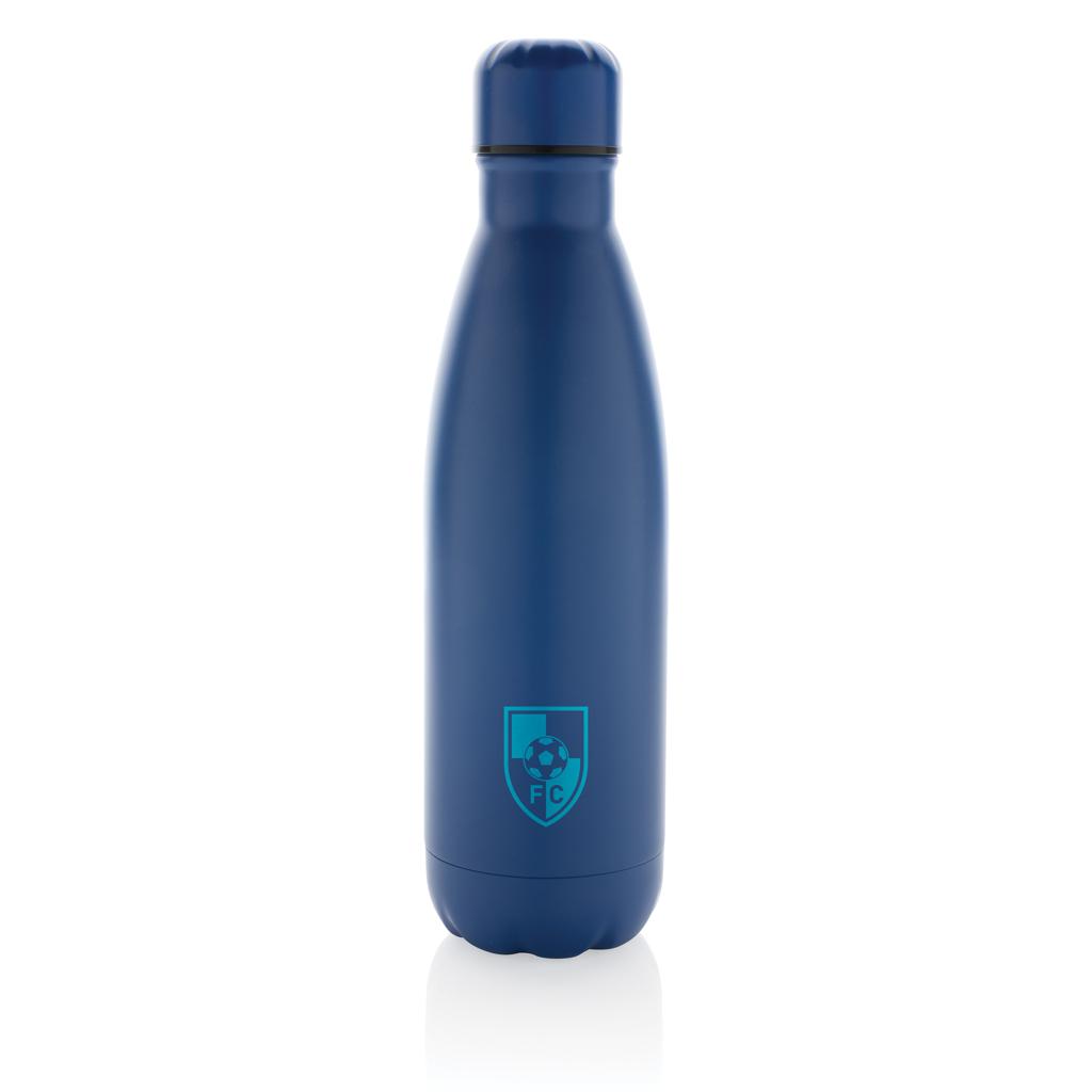Sticlă de apă cu un singur perete din oțel reciclat, certificată RCS Eureka blue