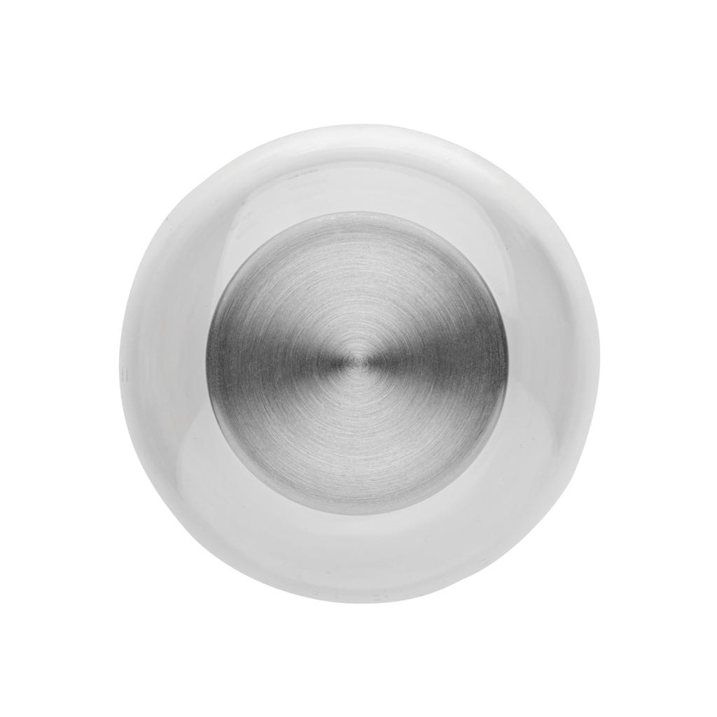 Sticlă pentru băuturi carbogazoase din oțel reciclat, certificată RCS Soda transparent