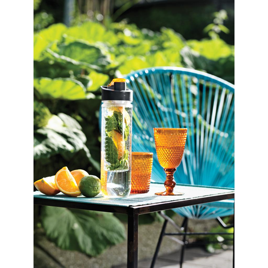 Sticlă de apă cu infuzor orange