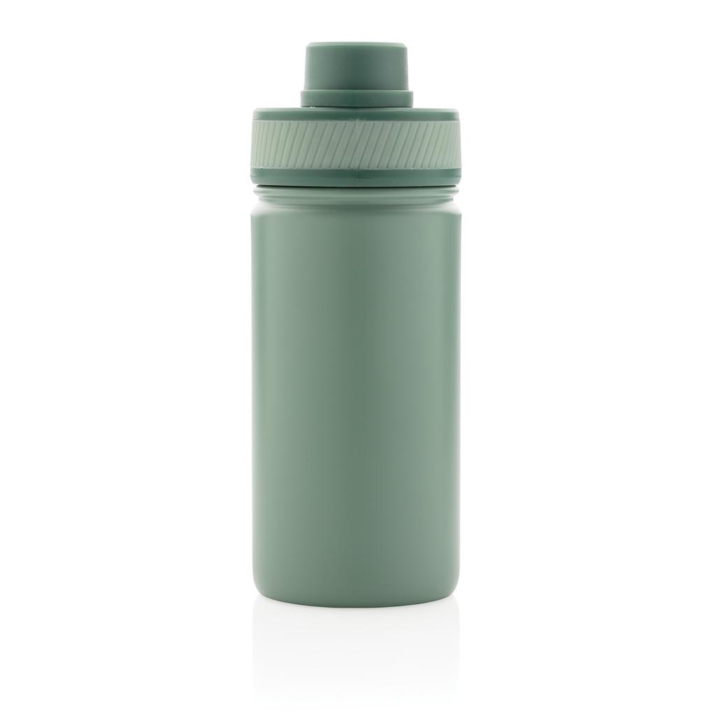 Sticlă termoizolantă din oțel inoxidabil cu capac sport, 550ml green