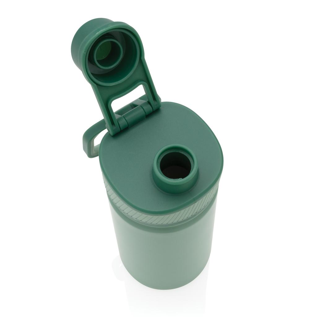 Sticlă termoizolantă din oțel inoxidabil cu capac sport, 550ml green