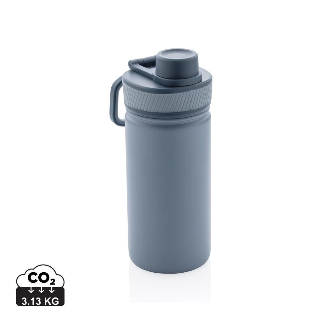 Sticlă termoizolantă din oțel inoxidabil cu capac sport, 550ml blue