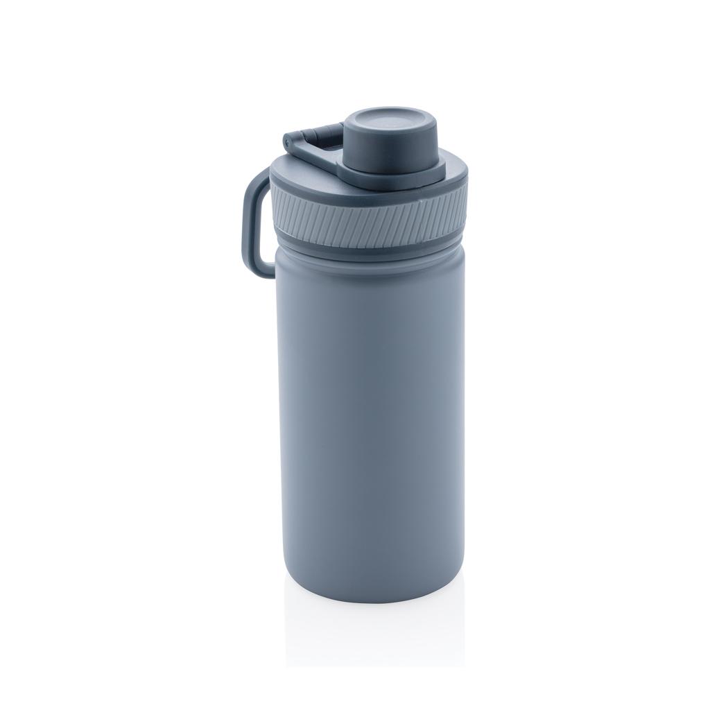 Sticlă termoizolantă din oțel inoxidabil cu capac sport, 550ml blue