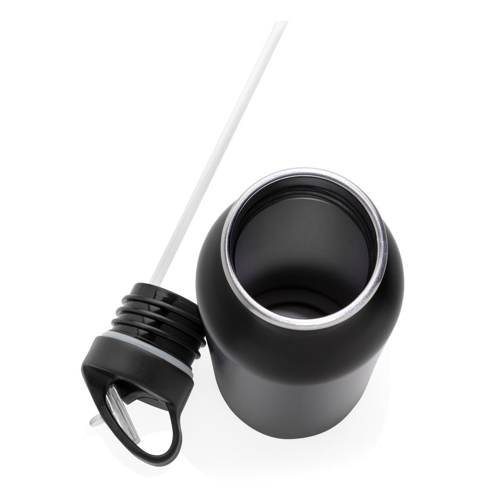 Sticlă de activitate deluxe din oțel inoxidabil black