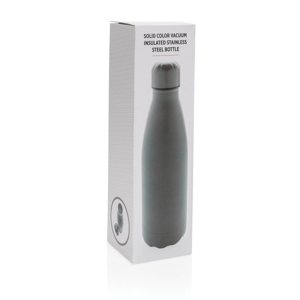 Sticlă termoizolantă din oțel inoxidabil, culoare solidă, 500 ml grey