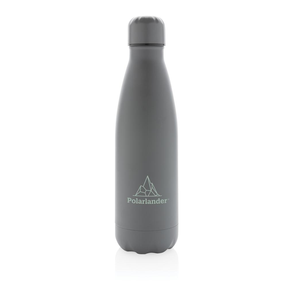 Sticlă termoizolantă din oțel inoxidabil, culoare solidă, 500 ml grey