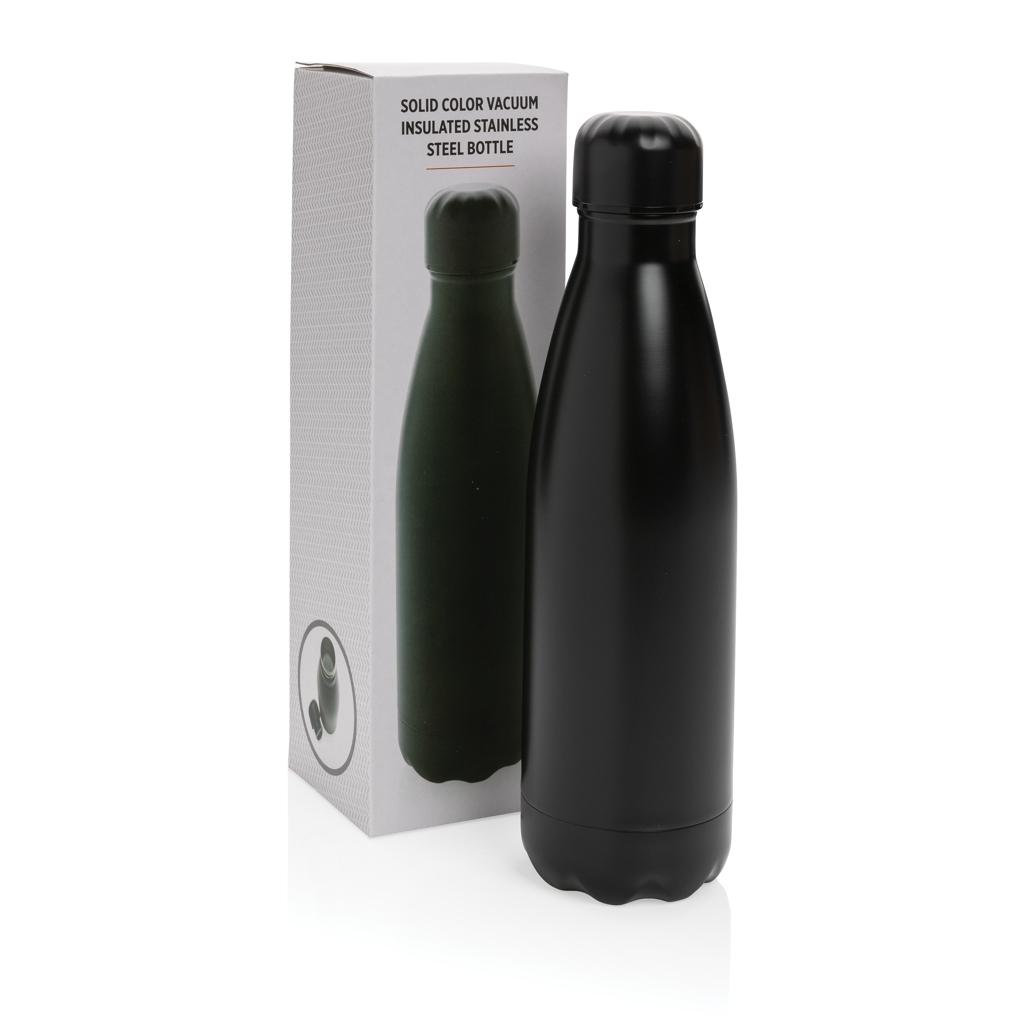 Sticlă termoizolantă din oțel inoxidabil, culoare solidă, 500 ml black