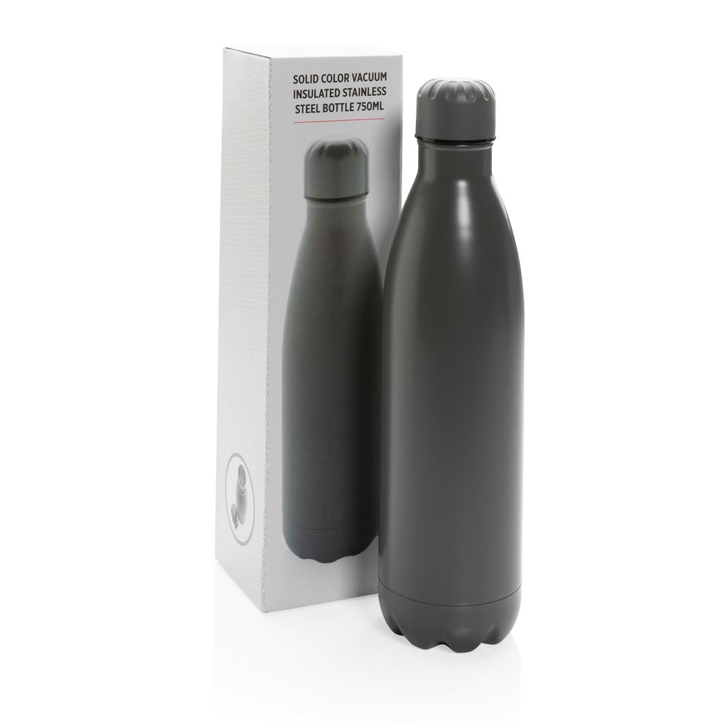 Sticlă termoizolantă din oțel inoxidabil, culoare solidă, 750ml grey