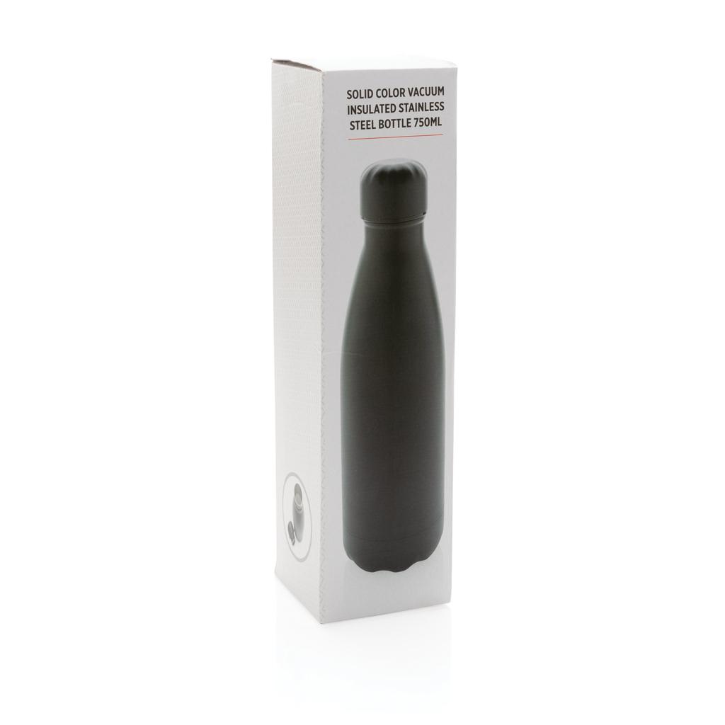 Sticlă termoizolantă din oțel inoxidabil, culoare solidă, 750ml black