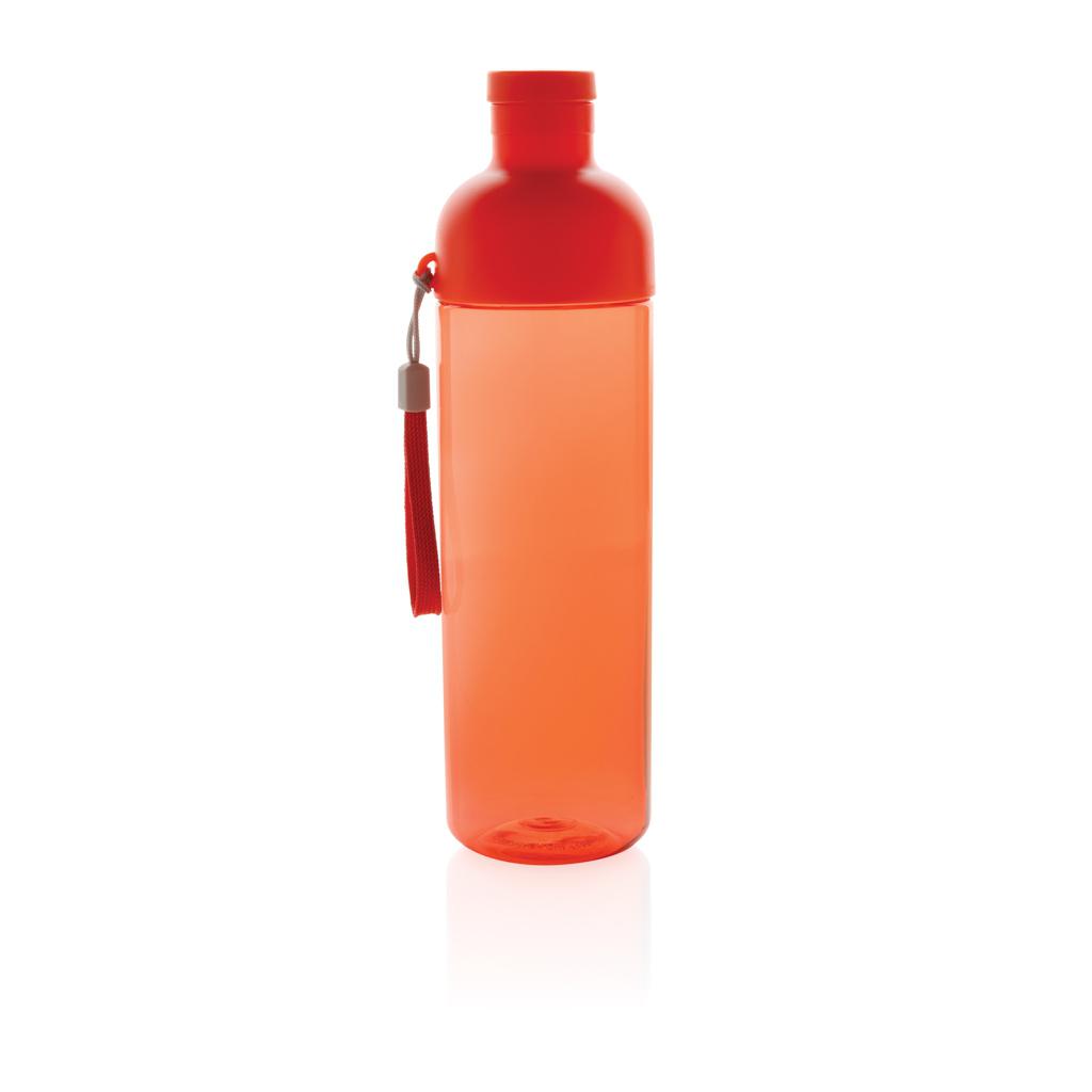 Sticlă de apă etanșă Impact RCS din PET reciclat, 600ml red