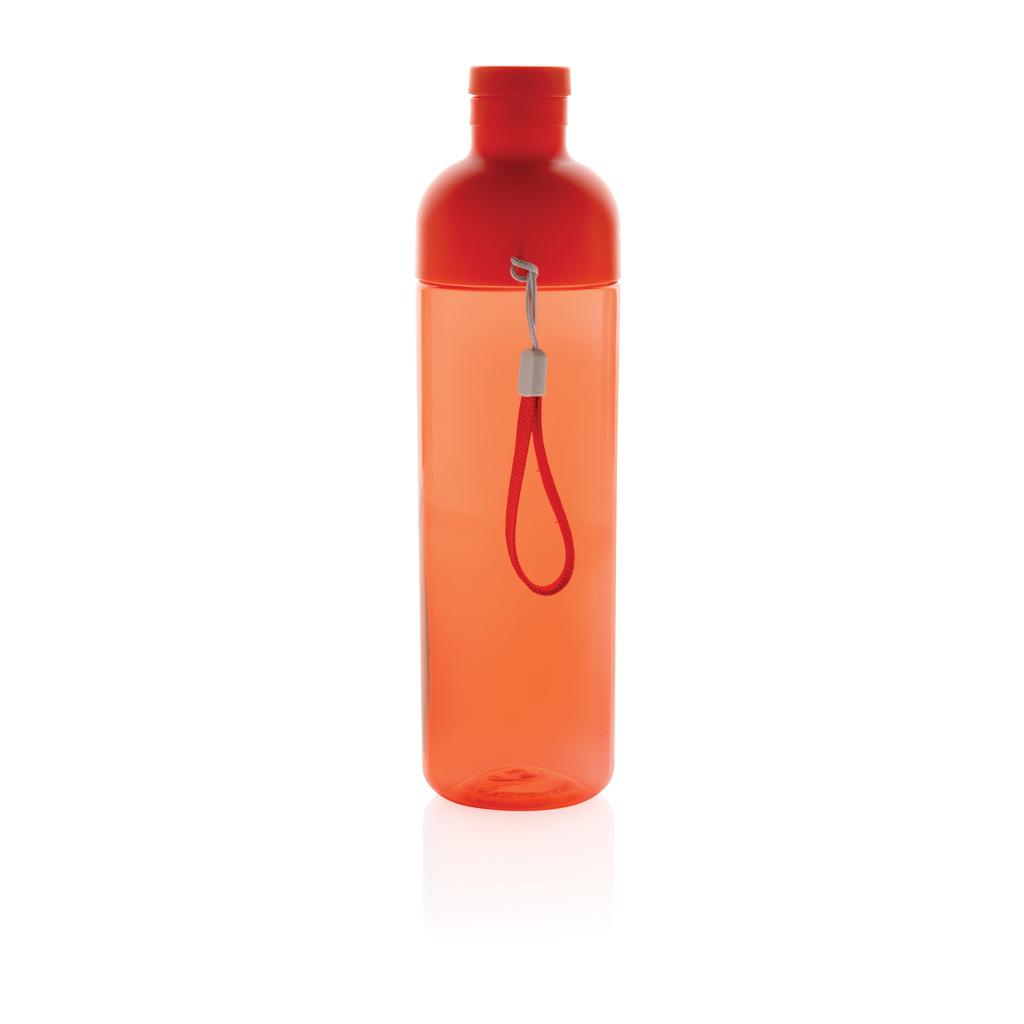 Sticlă de apă etanșă Impact RCS din PET reciclat, 600ml red