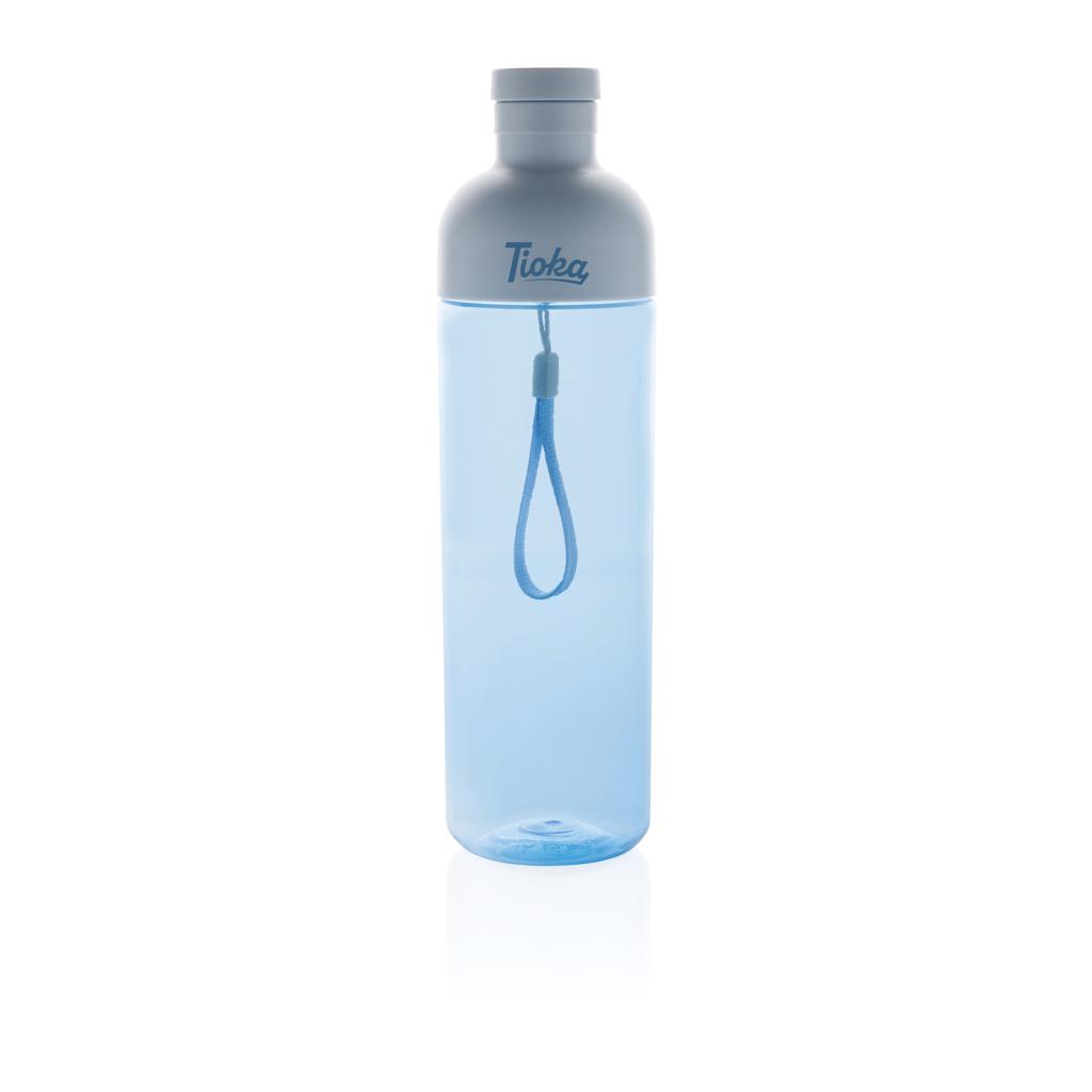 Sticlă de apă etanșă Impact RCS din PET reciclat, 600ml blue