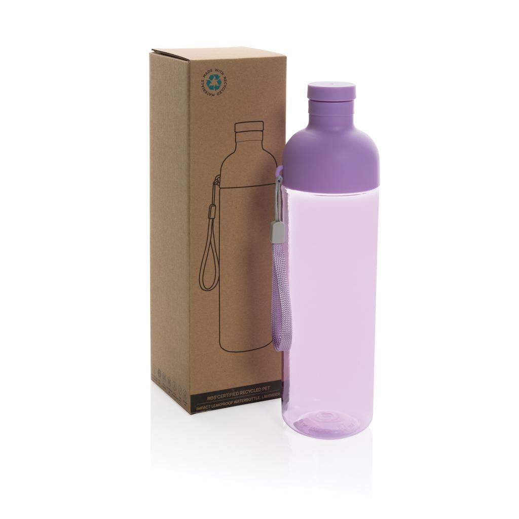 Sticlă de apă etanșă Impact RCS din PET reciclat, 600ml purple