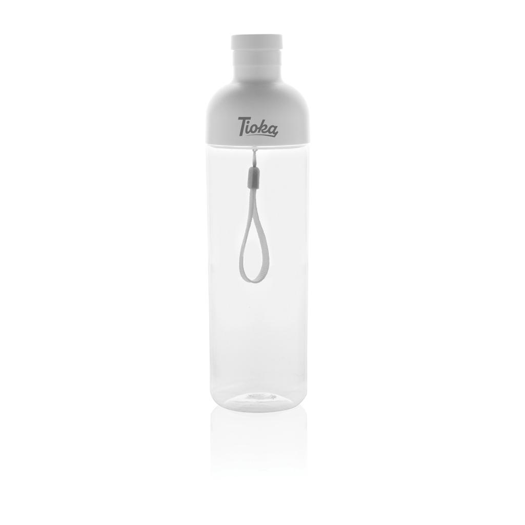 Sticlă de apă etanșă Impact RCS din PET reciclat, 600ml transparent