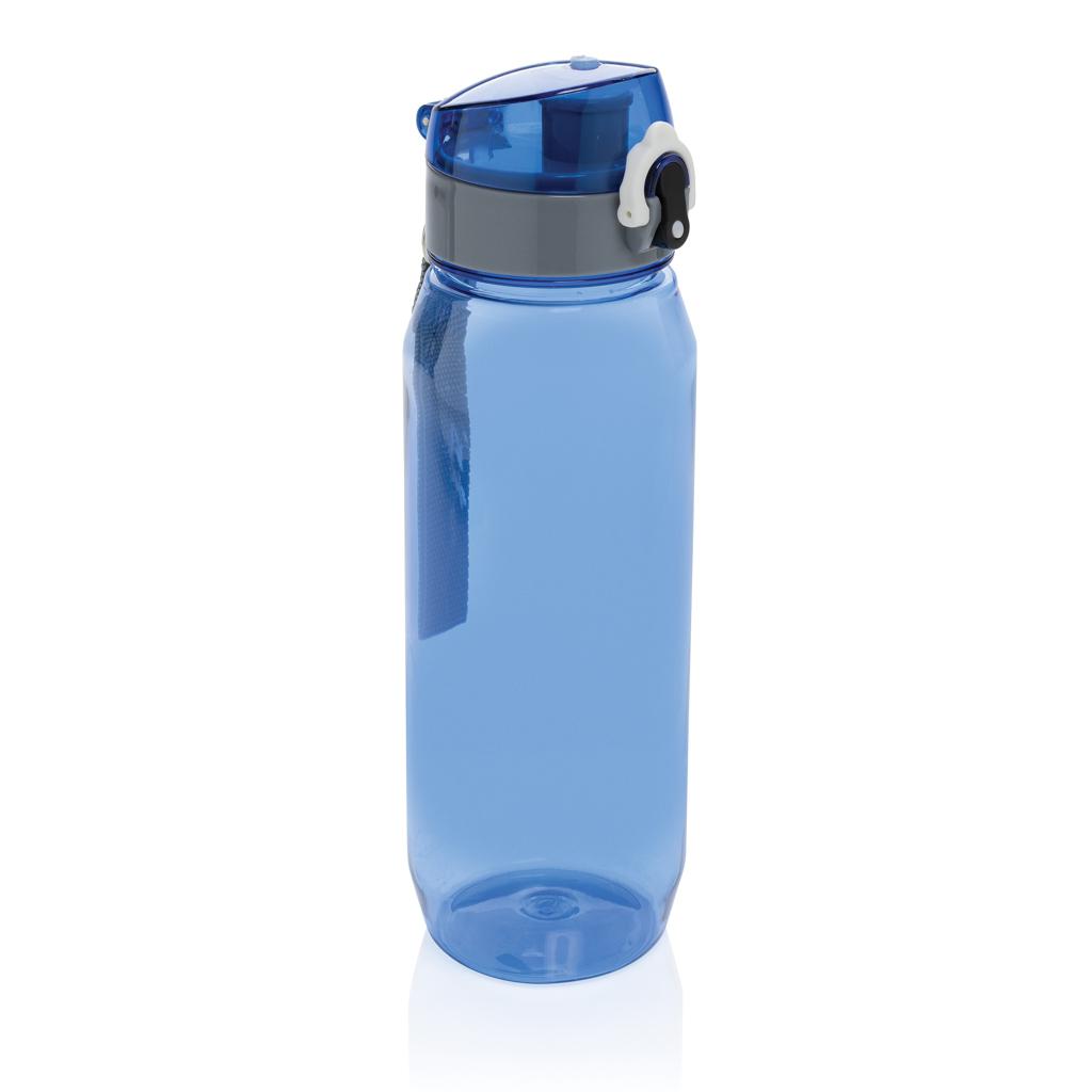Sticlă de apă etanșă și blocabilă din PET reciclat RCS, 800ml Yide  blue