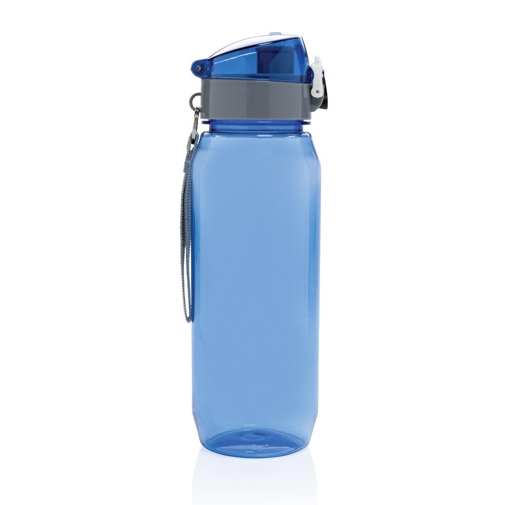 Sticlă de apă etanșă și blocabilă din PET reciclat RCS, 800ml Yide  blue