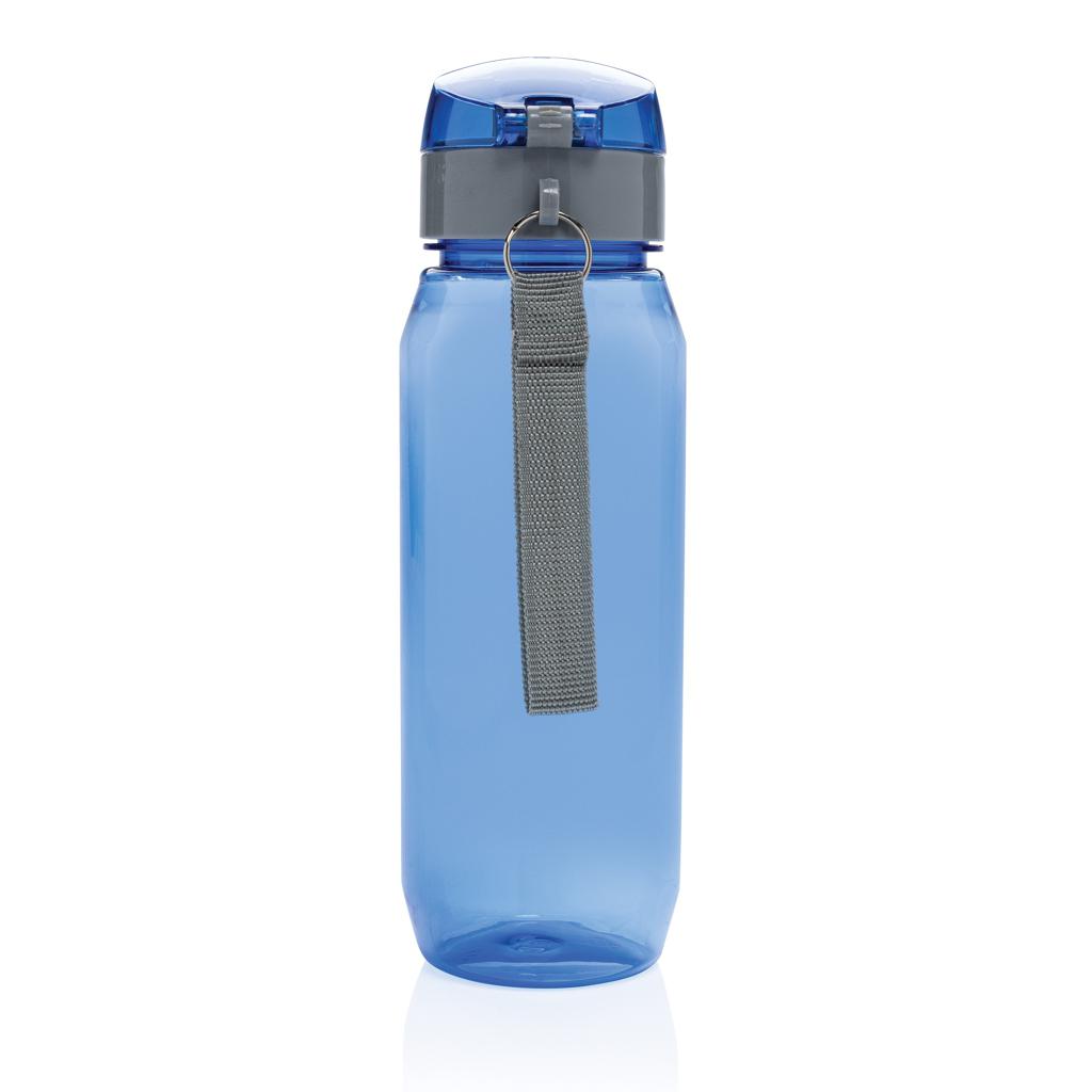Sticlă de apă etanșă și blocabilă din PET reciclat RCS, 800ml Yide  blue