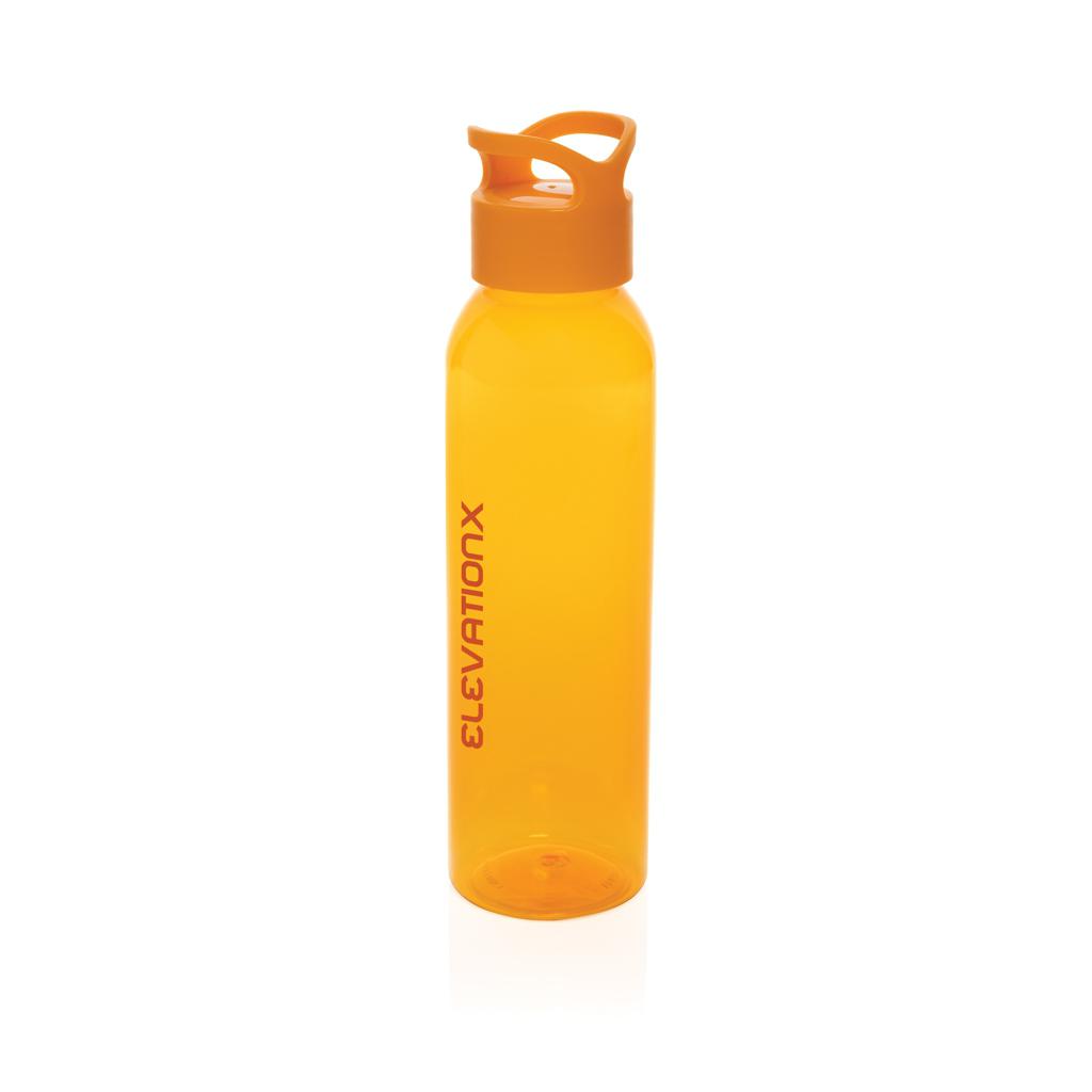 Sticlă de apă din PET reciclat RCS, 650ml Oasis  orange