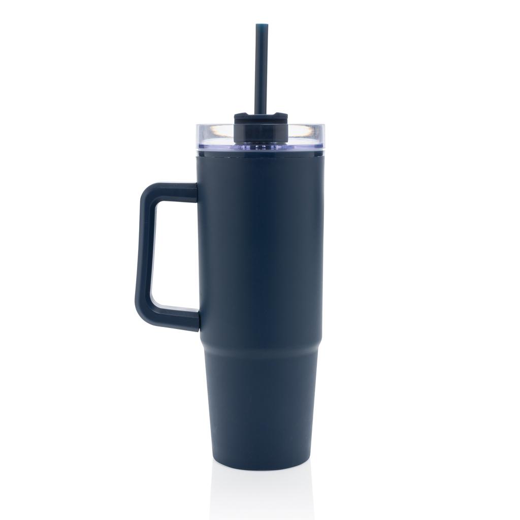 Pahar din plastic RCS cu mâner, 900ml Tana  navy