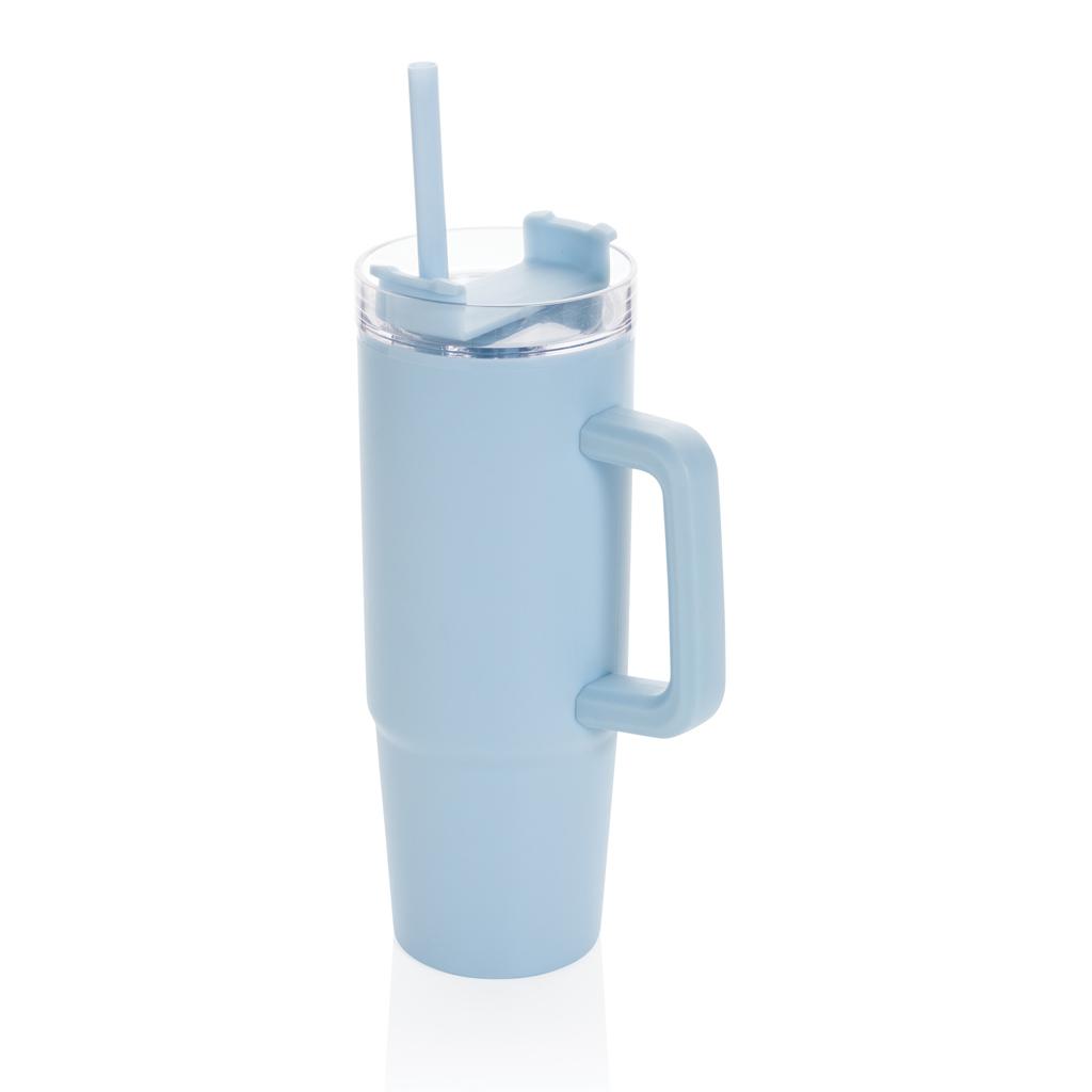 Pahar din plastic RCS cu mâner, 900ml Tana  light blue