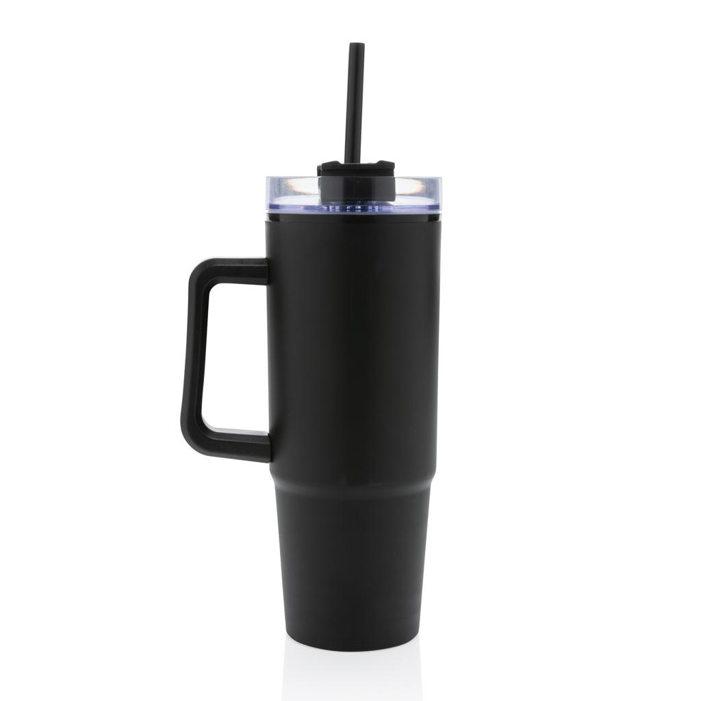 Pahar din plastic RCS cu mâner, 900ml Tana  black