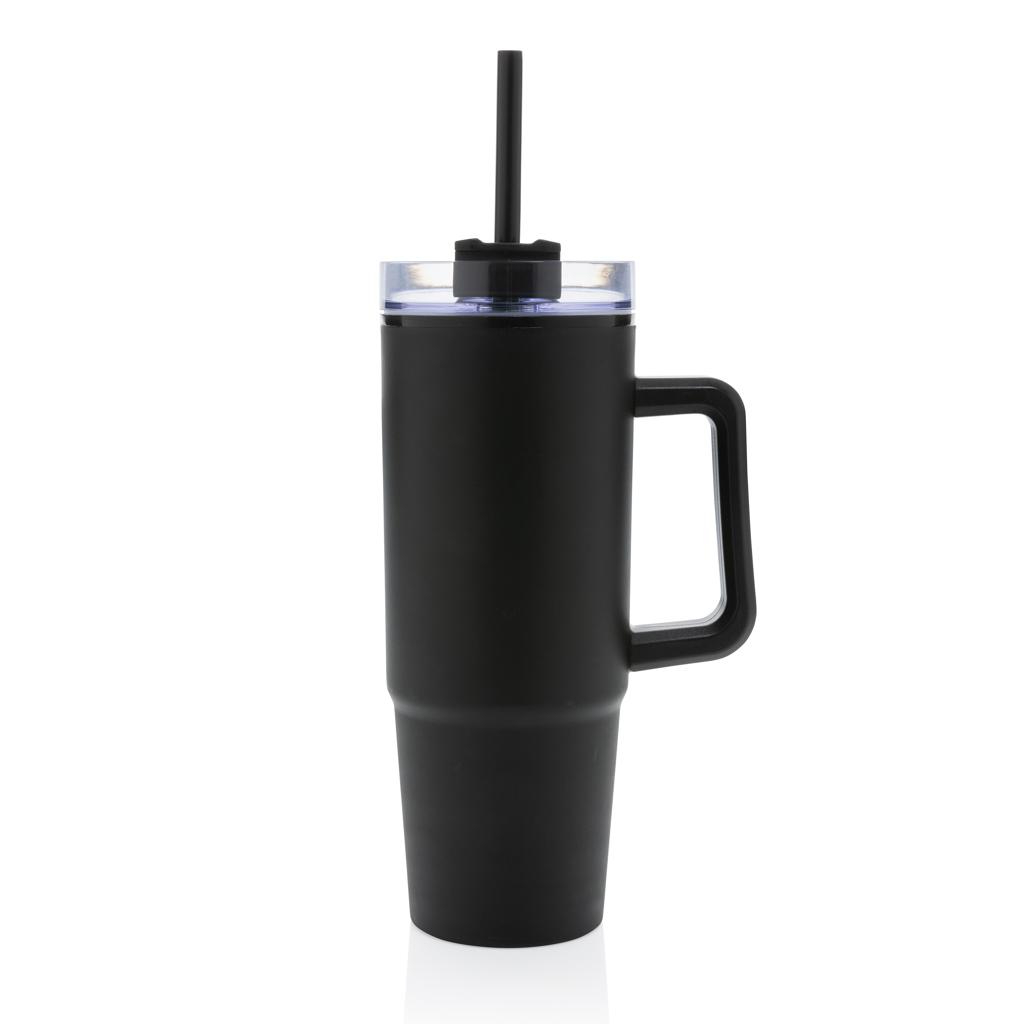 Pahar din plastic RCS cu mâner, 900ml Tana  black