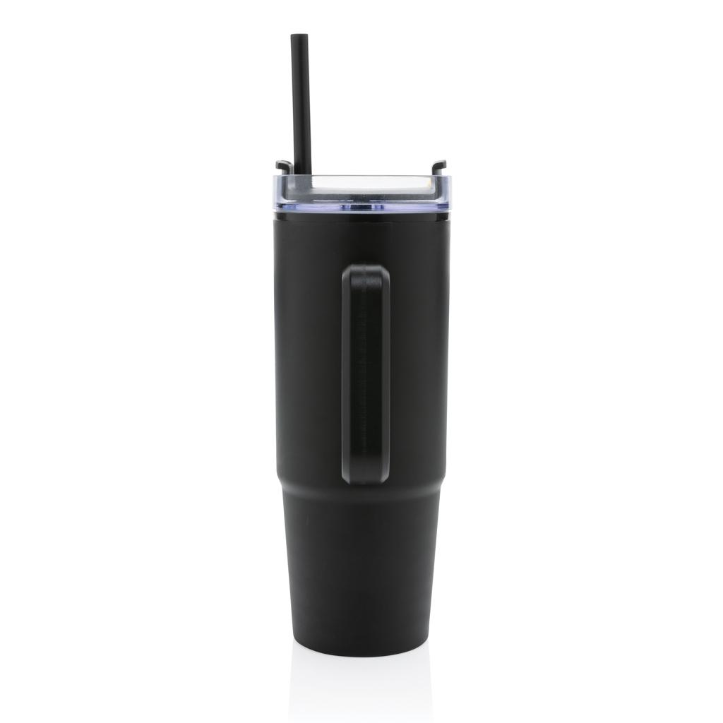 Pahar din plastic RCS cu mâner, 900ml Tana  black