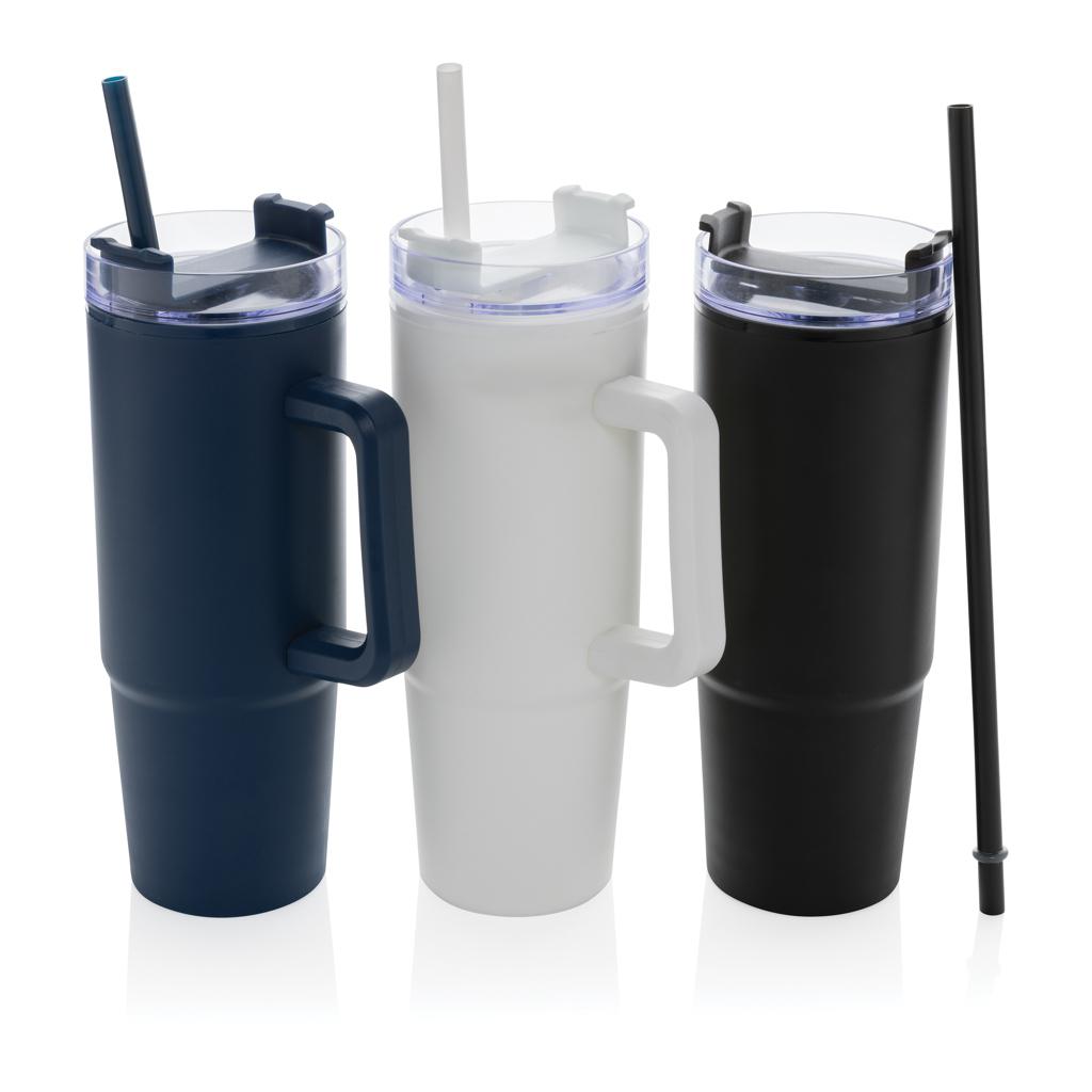 Pahar din plastic RCS cu mâner, 900ml Tana  black