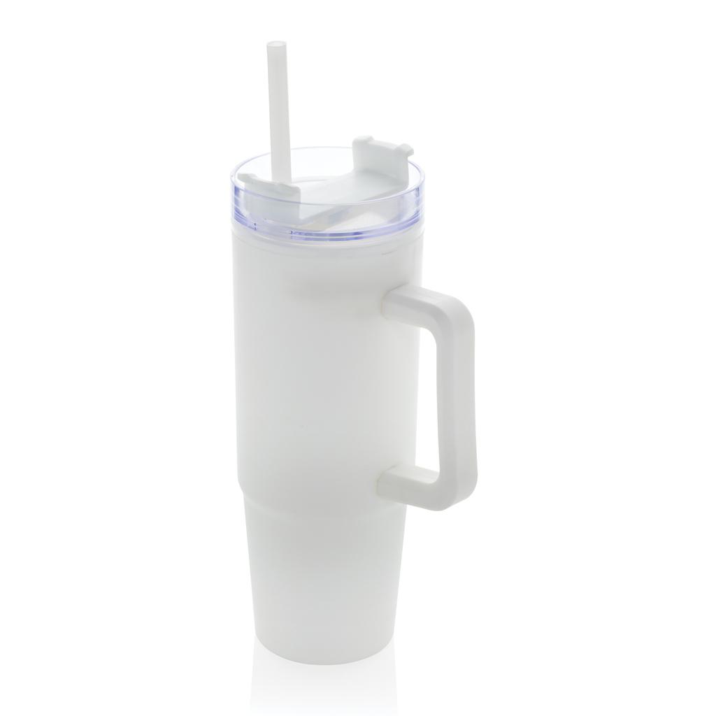 Pahar din plastic RCS cu mâner, 900ml Tana  transparent