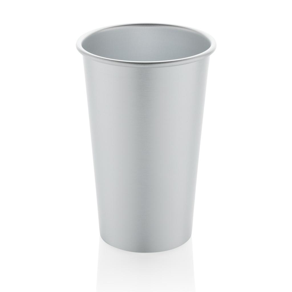 Ceașcă ușoară din aluminiu reciclat RCS, 450ml Alo silver