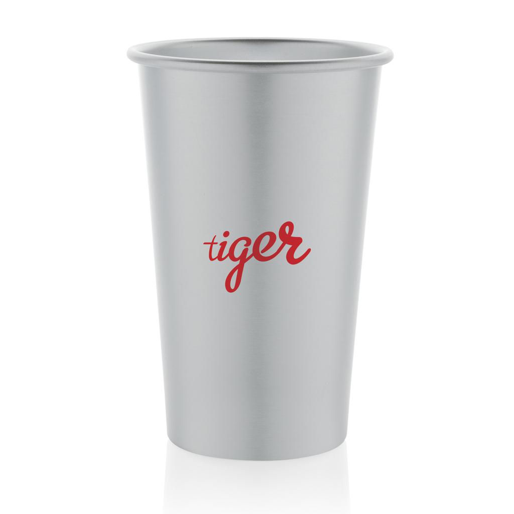 Ceașcă ușoară din aluminiu reciclat RCS, 450ml Alo silver