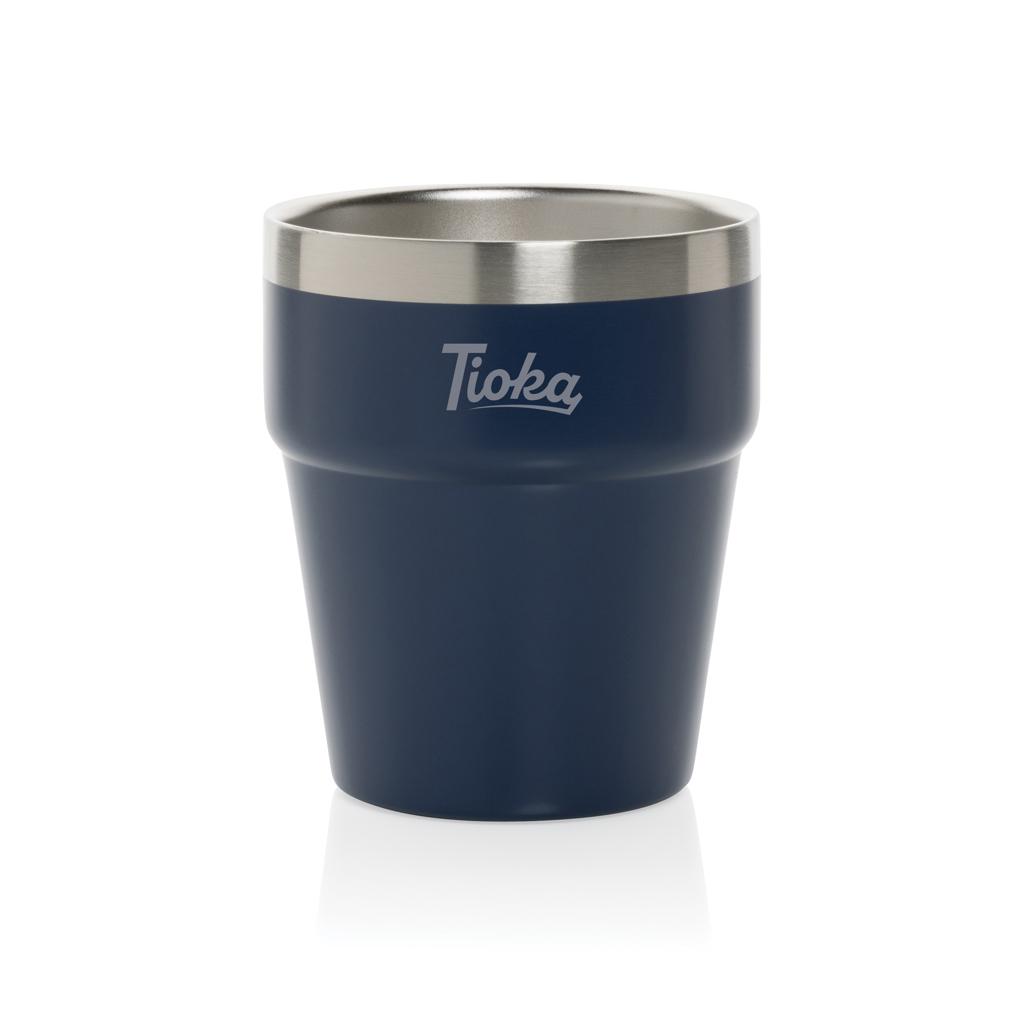 Ceașcă de cafea RCS cu pereți dubli, 300ml Clark  navy