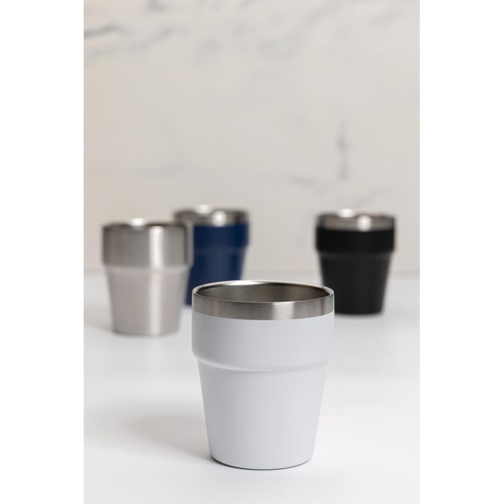 Ceașcă de cafea RCS cu pereți dubli, 300ml Clark  silver