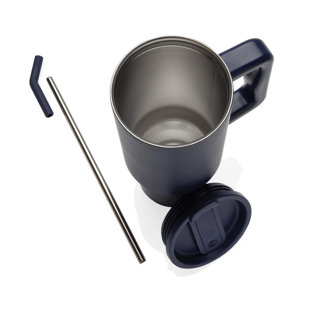 Pahar deluxe din oțel inoxidabil reciclat RCS, 900ml Embrace navy