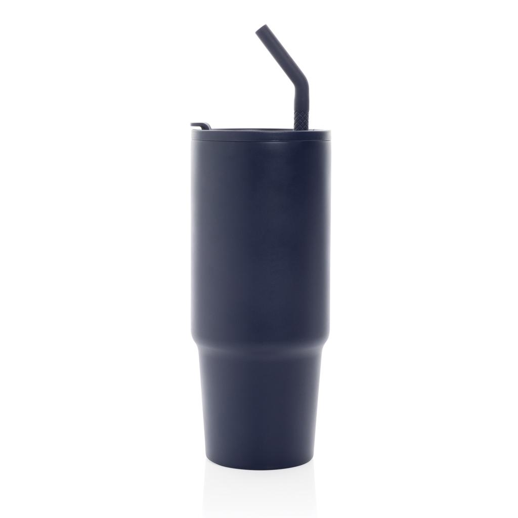 Pahar deluxe din oțel inoxidabil reciclat RCS, 900ml Embrace navy
